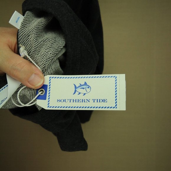 Southern Tide Gameday Upper Deck Sweatshirt Men's Size Small Heather Black NWT - Picture 8 of 11